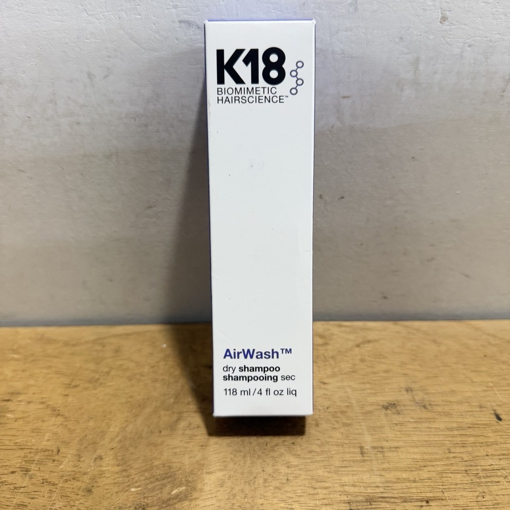 K18 AirWash Dry Shampoo Biomimetic Hairscience 4 Oz 118ml NEW 858511000824